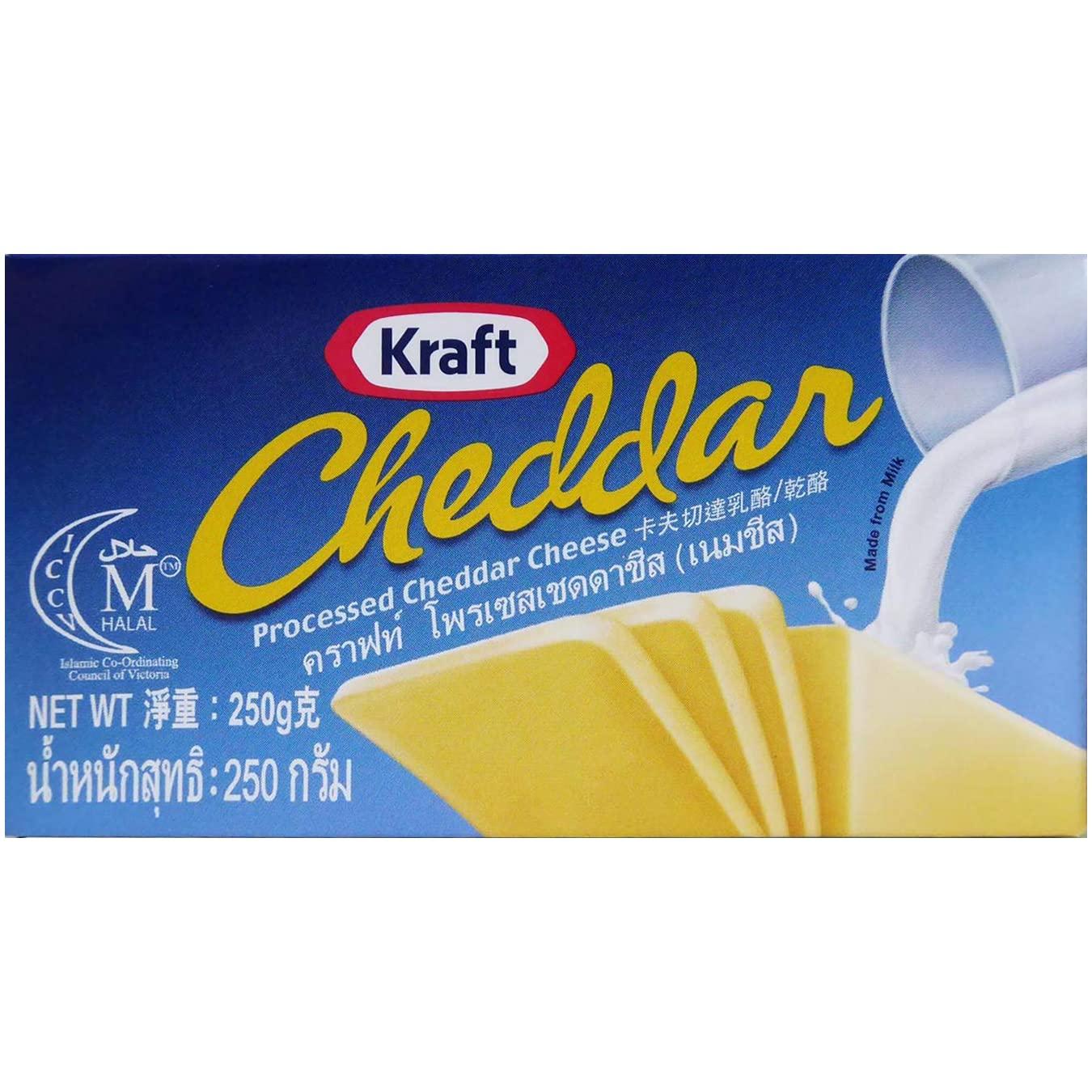 Kraft Kraft Processed Cheddar Cheese, 250 g