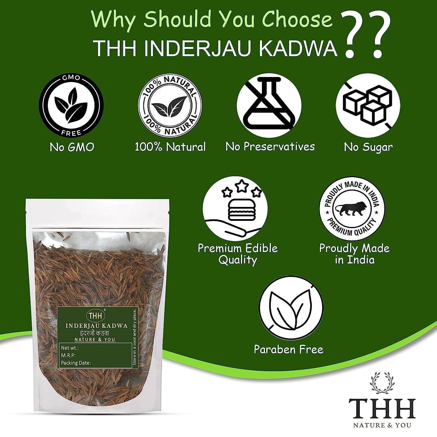 THH THH Kadwa Indrajau (200g) - Indra jau | Natural Indrajav - Holarrhena Pubescens