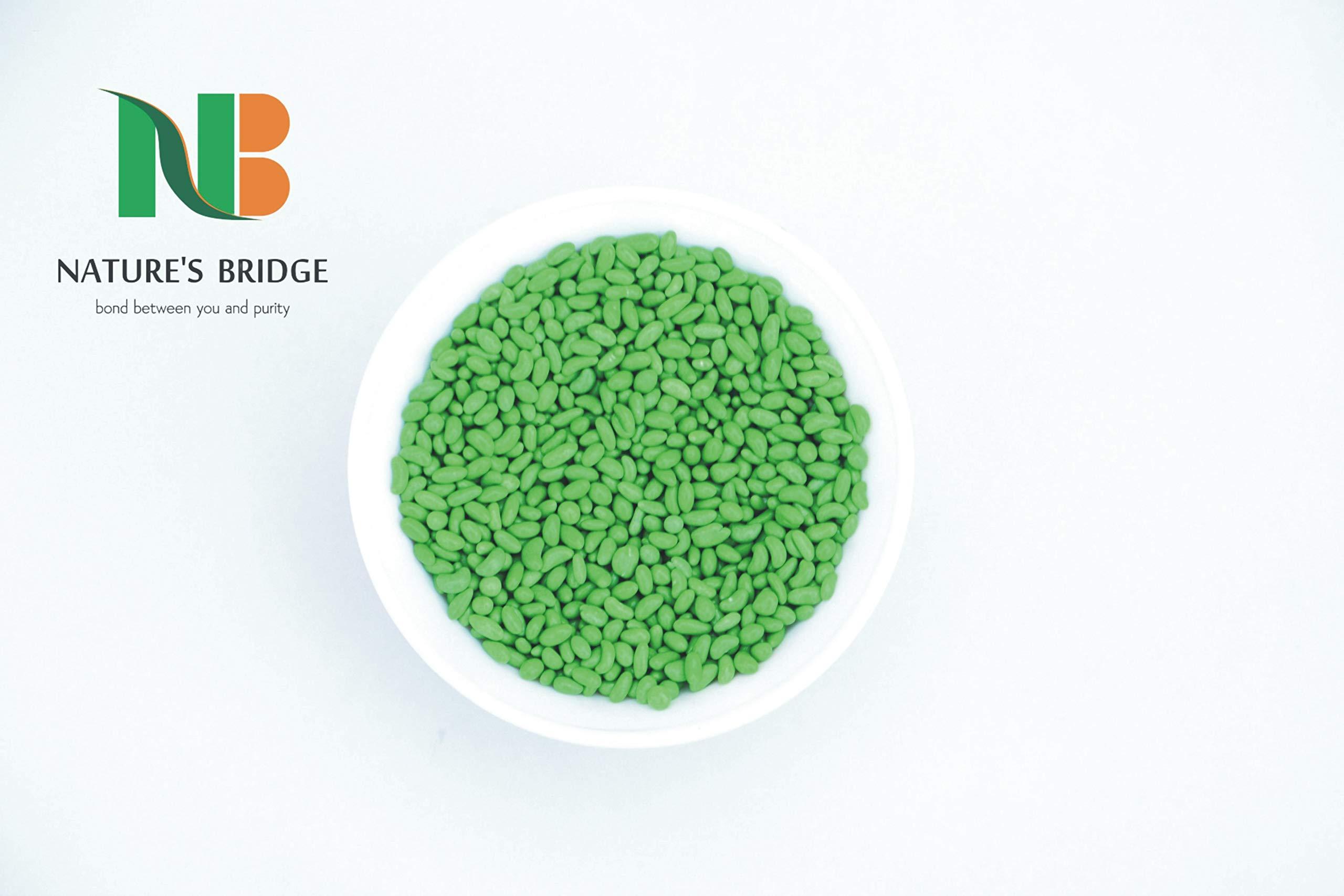 NATURE'S BRIDGE Nature's Bridge Lakhnawi Saunf / Sugar Coated Green Fennel Seeds / Mukhwas / Fennel Mouth Freshener - (200 gm)