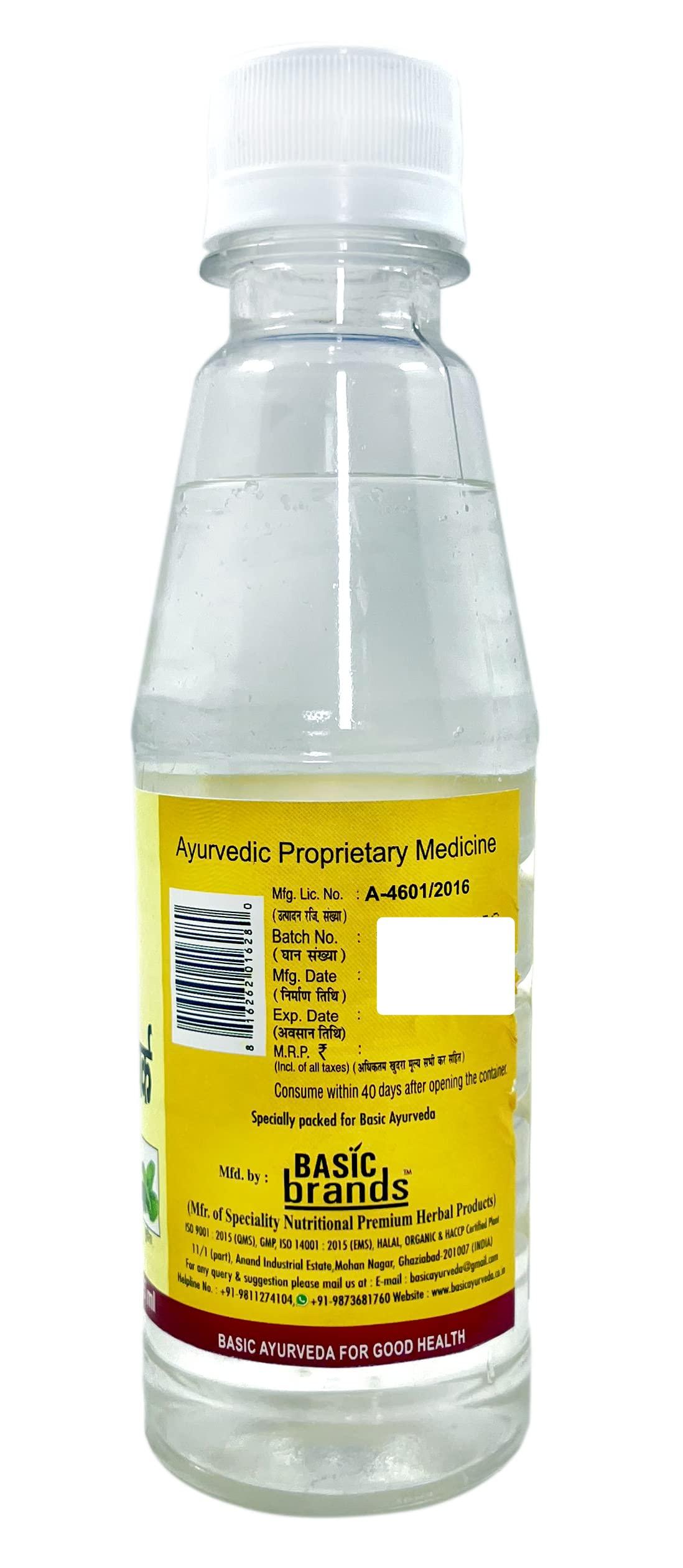 BASIC AYURVEDA BASIC AYURVEDA Chaar Pure Ark (Water) 225Ml Pack Of 2 |