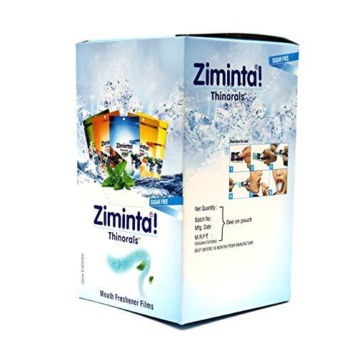 Ziminta Ziminta Sugar Free Mouth Freshener Easily Soluble Digestive Dispensable Strip (30 Strips, Mint Flavour) - Pack of 10