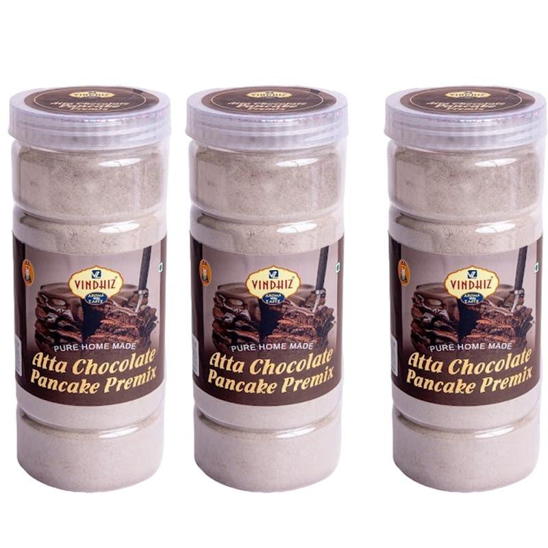 VINDHIZ VINDHIZ Atta Chocolate Pancake Premix Combo-3