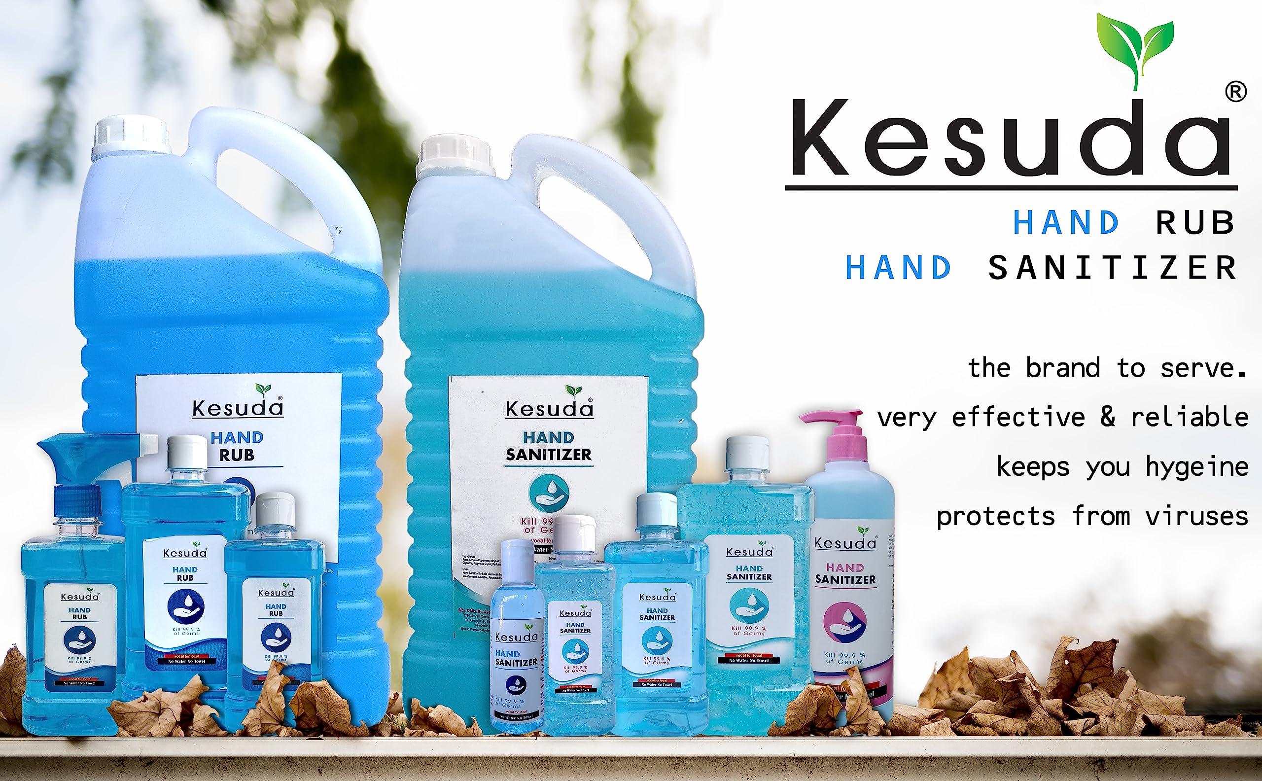 kesuda kesuda 500ml Hand Sanitizer (LIQUID) With Spray(500 ml)