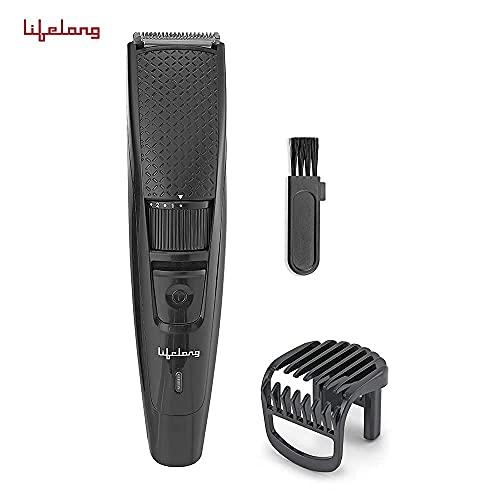 Lifelong Lifelong Trimmer- 45 Minutes Runtime; 20 Length Settings | Cordless, Rechargeable Trimmer with 1 Year Warranty (LLPCM13, Black)
