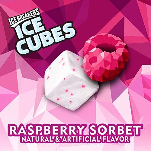 Ice Breakers Ice Breakers Raspberry Sorbet Ice Cubes 40 Pieces Jar, 120 g