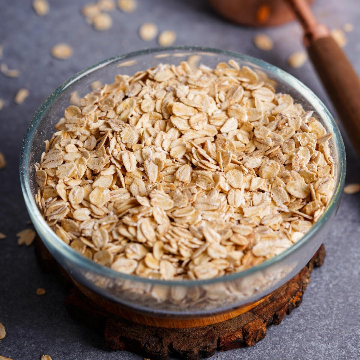 urban platter Urban Platter Rolled Oats, 500g (Whole-Grain Oats | High in Fiber and Protein | Breakfast Cereal I Instant Oats)