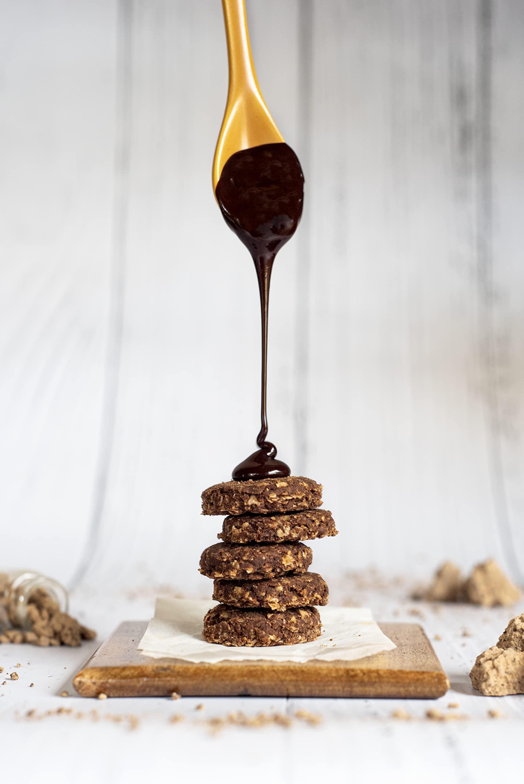 EVUM EVUM Dark Chocolate Cookies (500 gm) | Premium Handmade Vegan Cookies | Healthy & Tasty Snacks | Freshly Baked Guilt Free Chocolate Cookies | No Maida | No Refined Sugar | No Preservatives