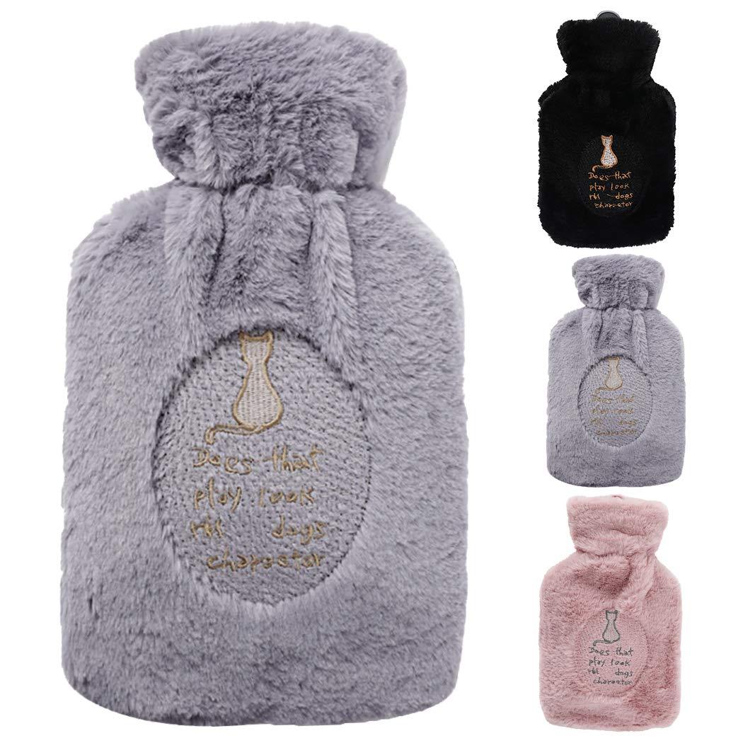 JUSTDOLIFE JUSTDOLIFE Hot Water Bottle Multiuse Portable Fashion Hot Water Bag with Cover for Office