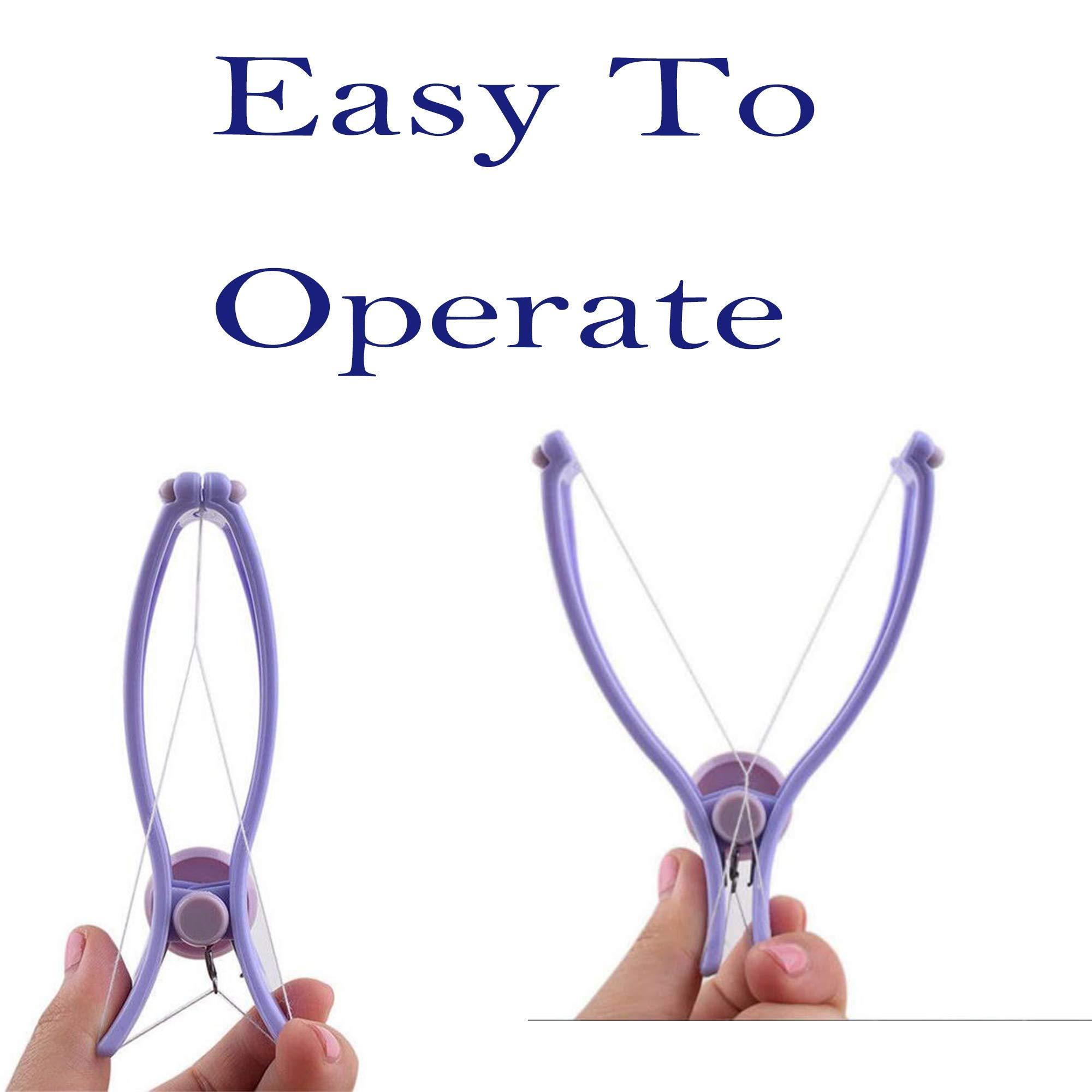 N Series N Series Slique Eyebrow Face and Body Hair Threading and Hair Removal System Machine Kit Spring Tool Tweezers Epilators Slidne Face And Body Hair Threading System For Women Multipurpose Use