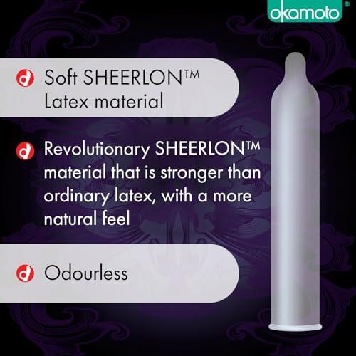 OKAMOTO Okamoto Crown Condom | Ultra Thin Condoms for Male | Super Thin & Super Soft Condom(Pack of 1)