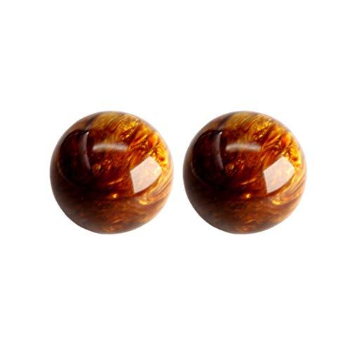 EXCEART Exceart 2Pcs Baoding Balls No Chime Chinese Stress Balls Chinese Medicine Balls Hand Therapy Exercise Ball Fitness Ball for Man Woman