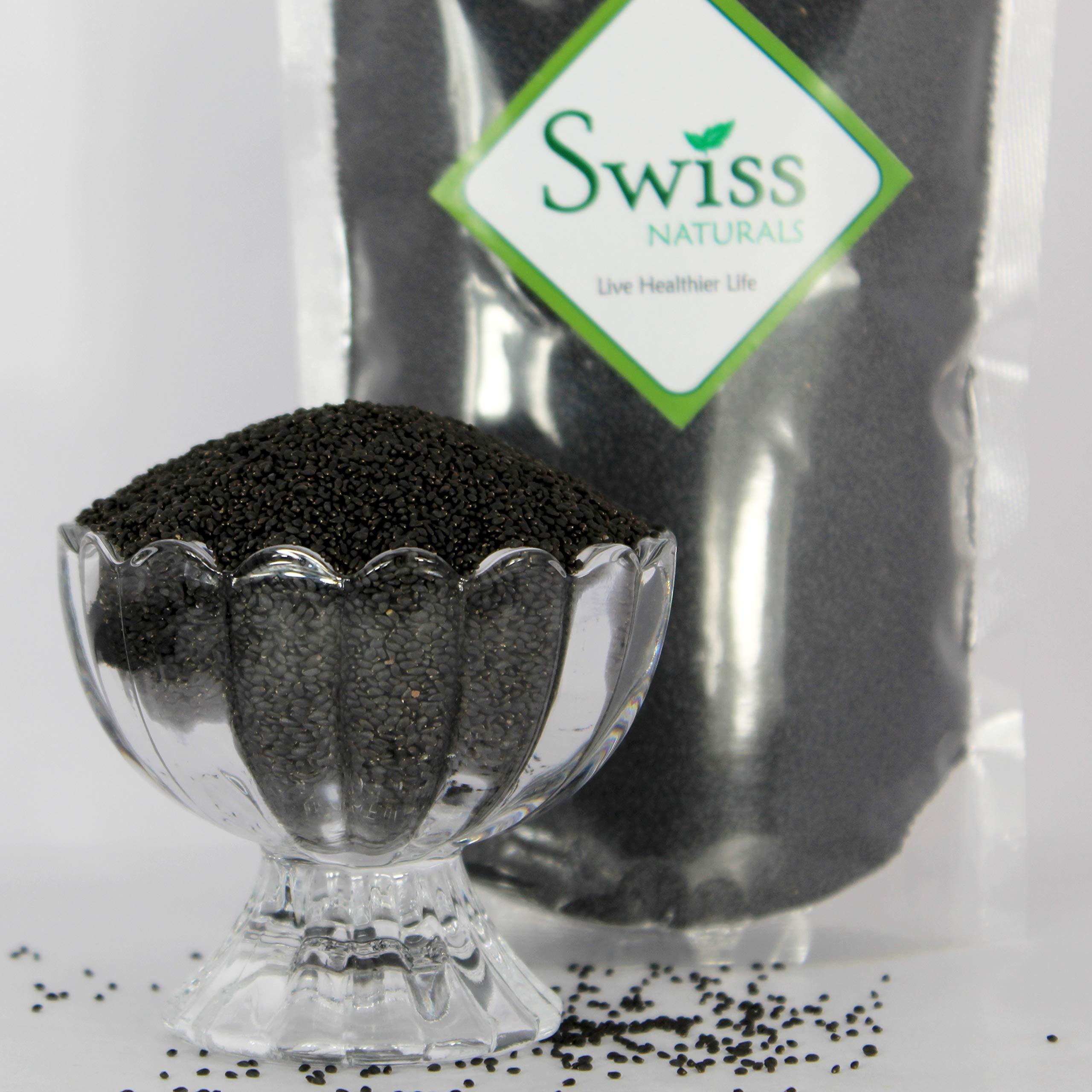 Swiss Naturals Swiss Naturals Basil Seeds Organic | Sabja Seeds | Takmaria | Tukmariya Seeds | 900g