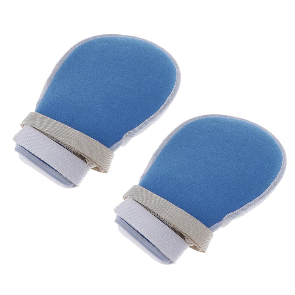 Generic Losa 2Pc Finger Control Mitt Hand Restraints Protector Mittens Gloves Safety Palm