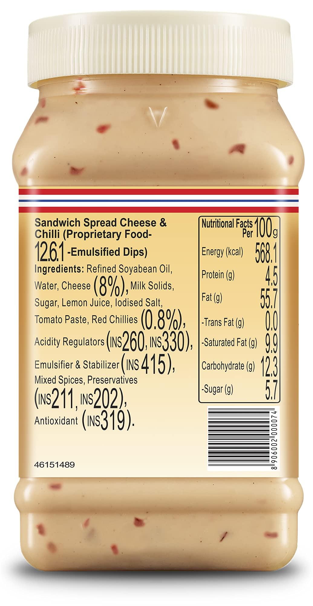 Dr. Oetker Dr. Oetker FunFoods Mayonnaise and Sandwich Spread Combo - Veg Mayo Original 250g, Cucumber & Carrot Sandwich Spread 250g and Cheese Chilli Sandwich Spread 250 Grams