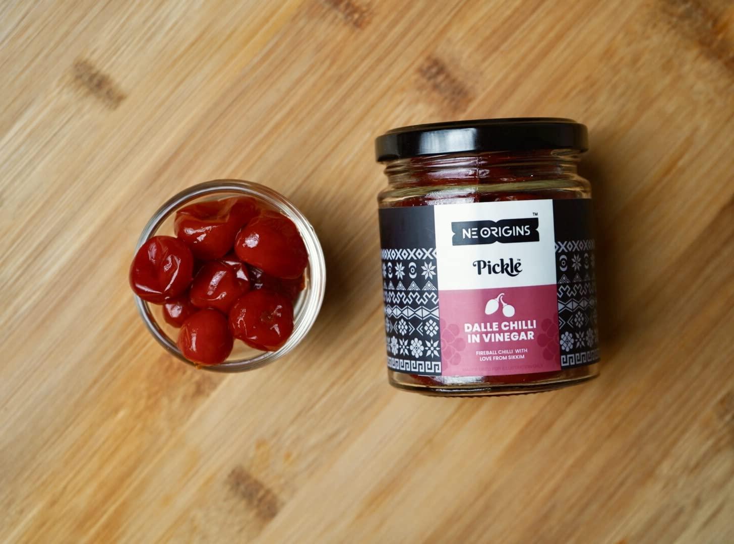 NE Origins NE Origins - Dalle Chilli Vinegar, 200g | Khursani Sourced From Sikkim | Spicy, Hot and Tangy