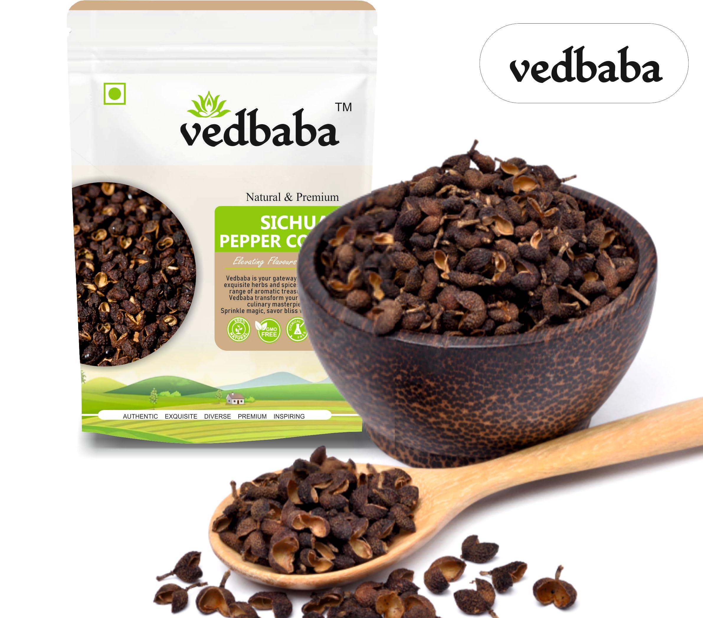 Ved Baba Vedbaba Sichuan Peppercorns | Schezwan Pepper Seed | Szechuan Peppercorns | Sichuan Pepper Corn (50 GM)