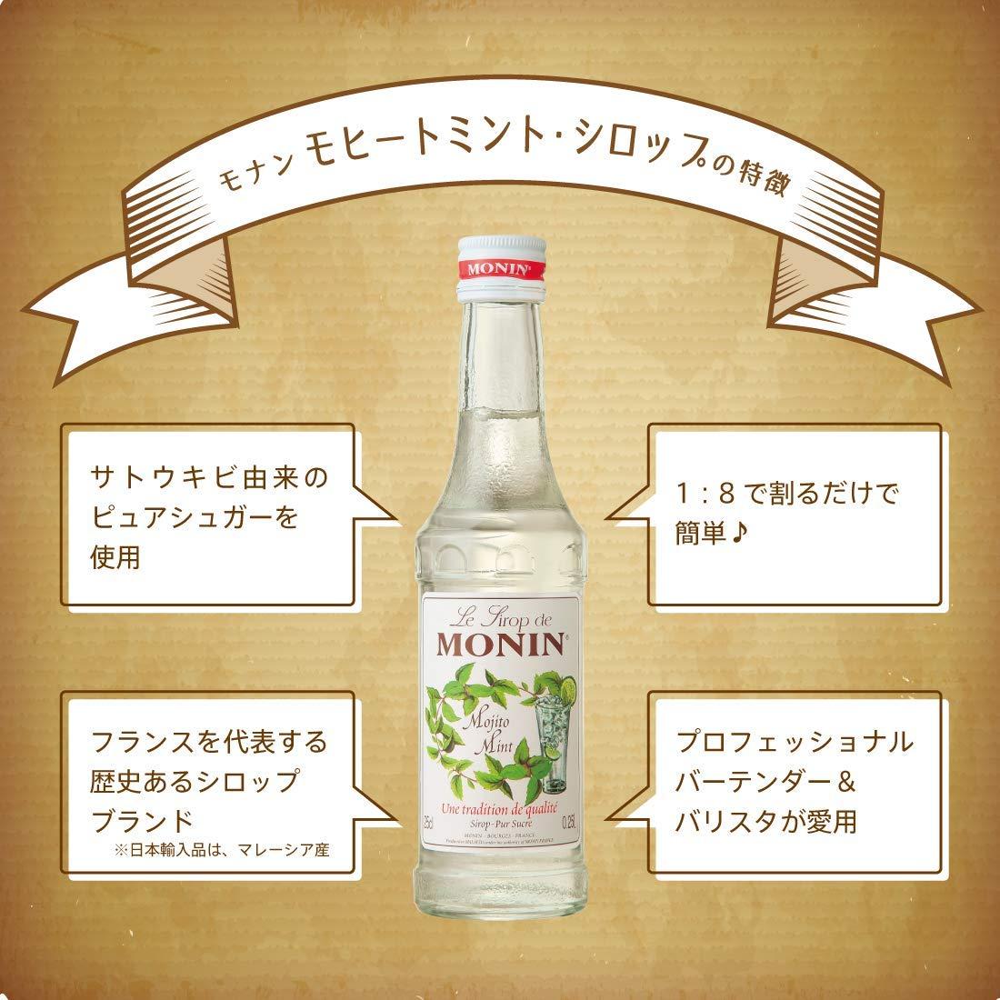 Monin Monin Mojito-Liquid Mint Bottle, 250 Ml