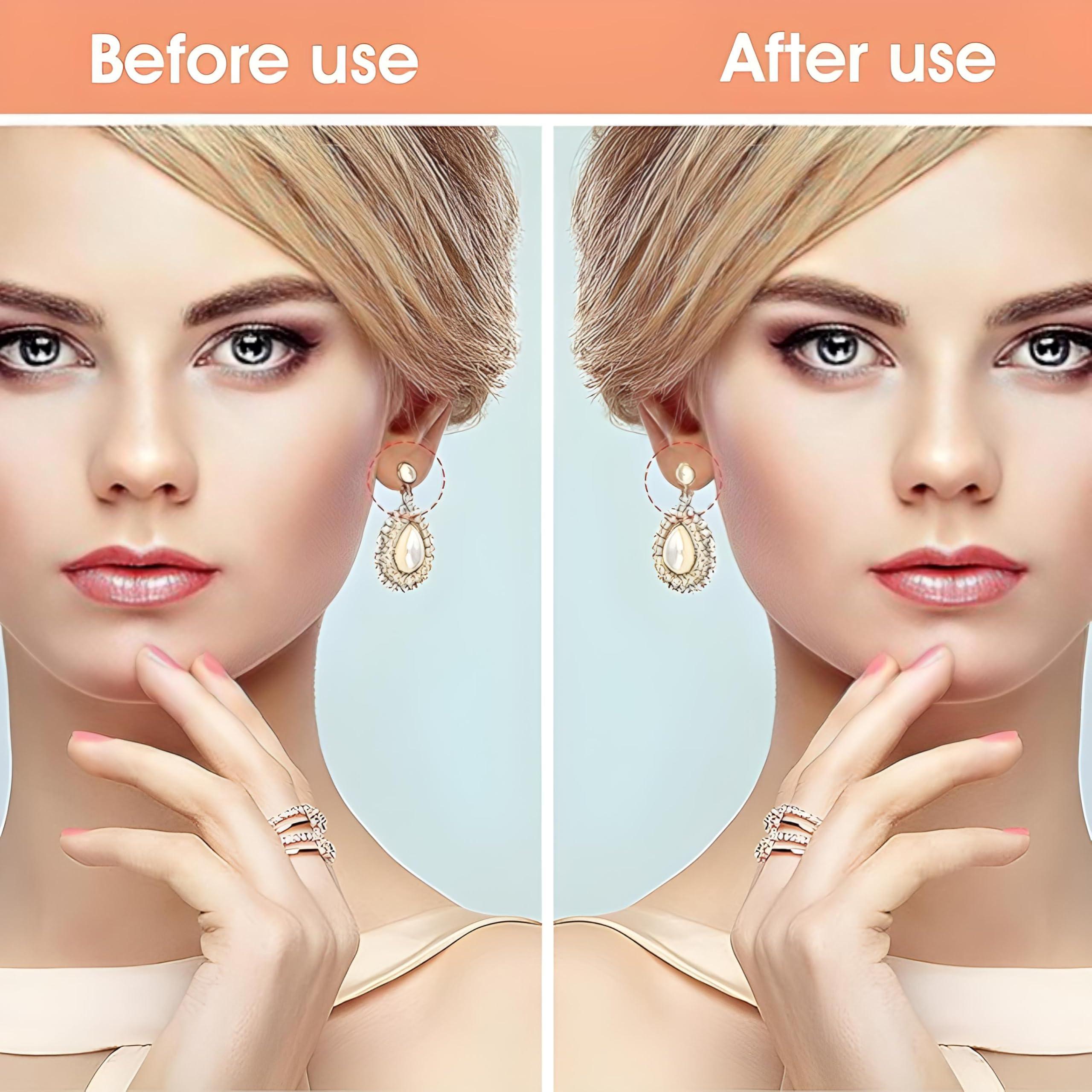 ADBEE Premium Earlobe support patches for heavy earrings (20 Pcs) | Ear lobe support tape Ear stickers for heavy earrings & big Jhumkas | Big Ear hole closer tape & ear support for heavy earrings