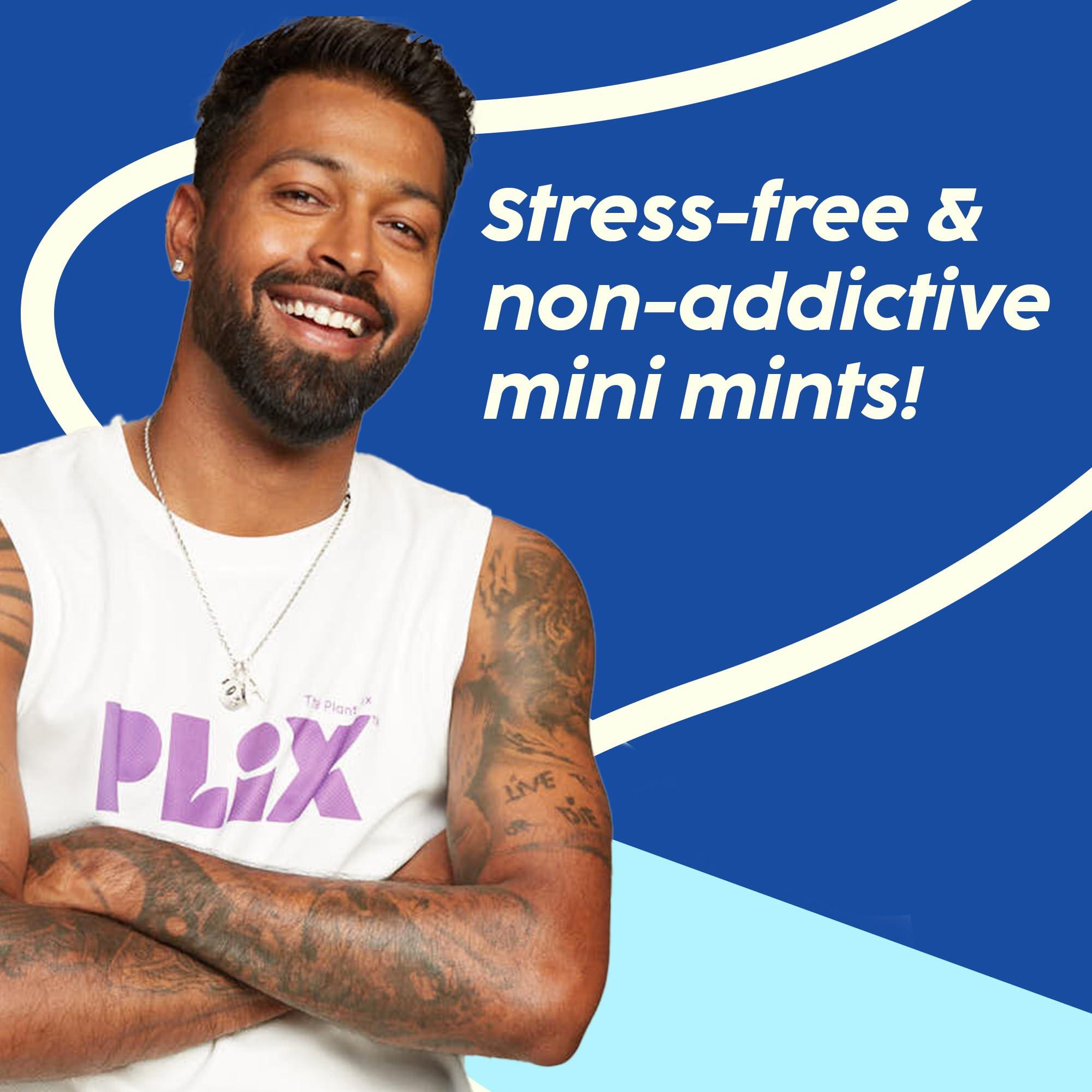 PLIX - THE PLANT FIX PLIX - THE PLANT FIX Melatonin Deep Sleep Oral Dissolving Mini Mints Effervescent Supporting Restful Sleep Tablet| Non Habit Forming | Melatonin And Jatamansi Extracts (5Mg) | Pack Of 3, 30 Mints