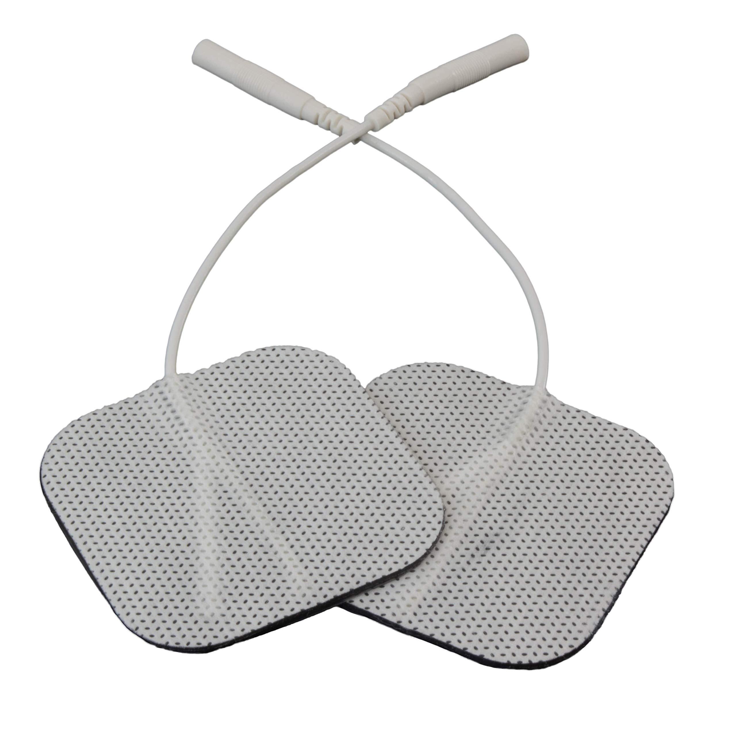 Roscoe Medical Intensity at Home TENS Unit Pads - Premium OTC TENS Unit Replacement Pads, 2\" X 2\", Compatible with Most TENS Machines, Replacement Tens Electrodes Value Pack, 8 Count