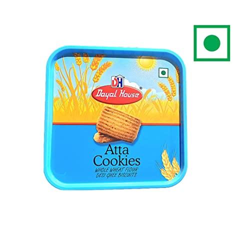 Dayal House Dayal House Premium Biscuits Combo of Desi Cow Ghee Atta, Australian, and dry fruites Cookies set With Extra Richness of Butter - Pack of 3 Cookies