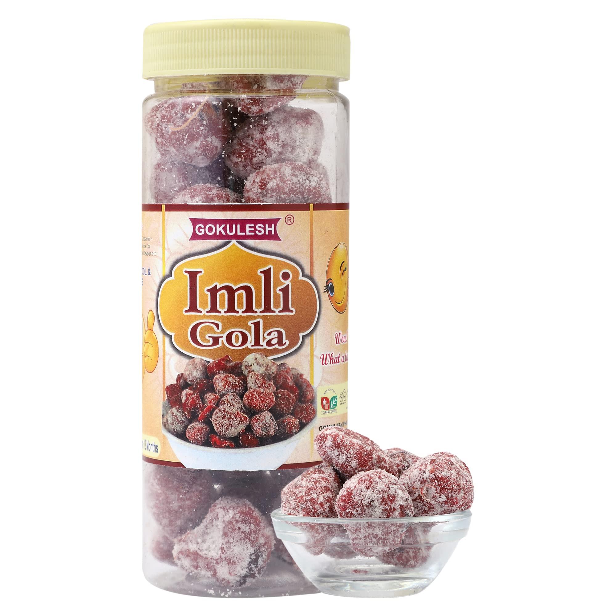 GOKULESH GOKULESH Imli Gola | Tasty & Yummy Imli Candy | Digestive Candy | Available in different Packs (Pack of 3) 150gm each