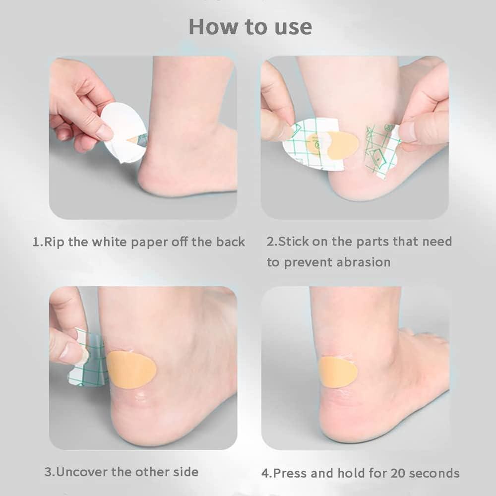 LeafLoom LeafLoom Blister Pads/Blister Protector For Feet Heel Patch Protector For Feet Heel Protector Shoebite Protection Pads || Waterproof Blister Patches For Women Men (Pack Of 20)