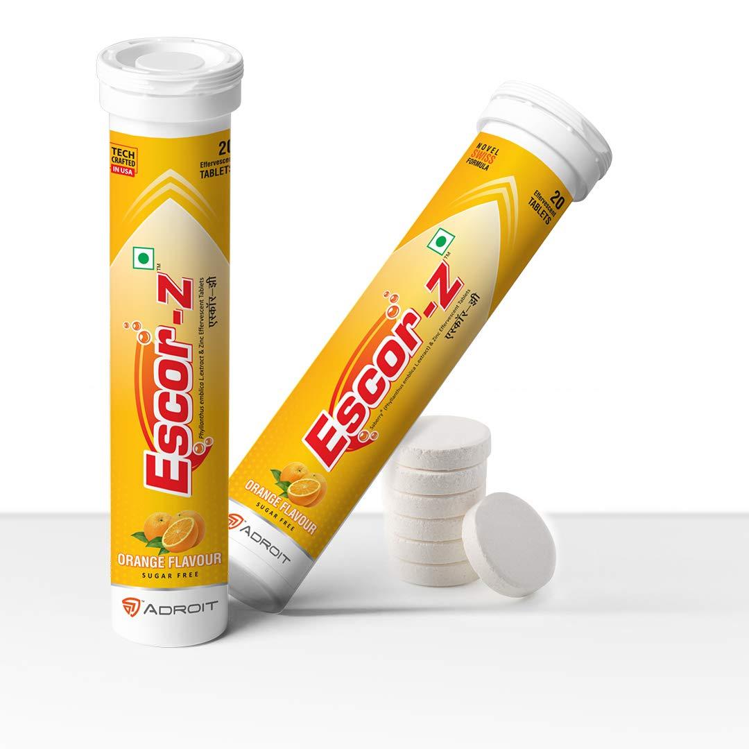 Escor-Z Escor-Z Orange Flavour (Pack Of Two) - Tablet