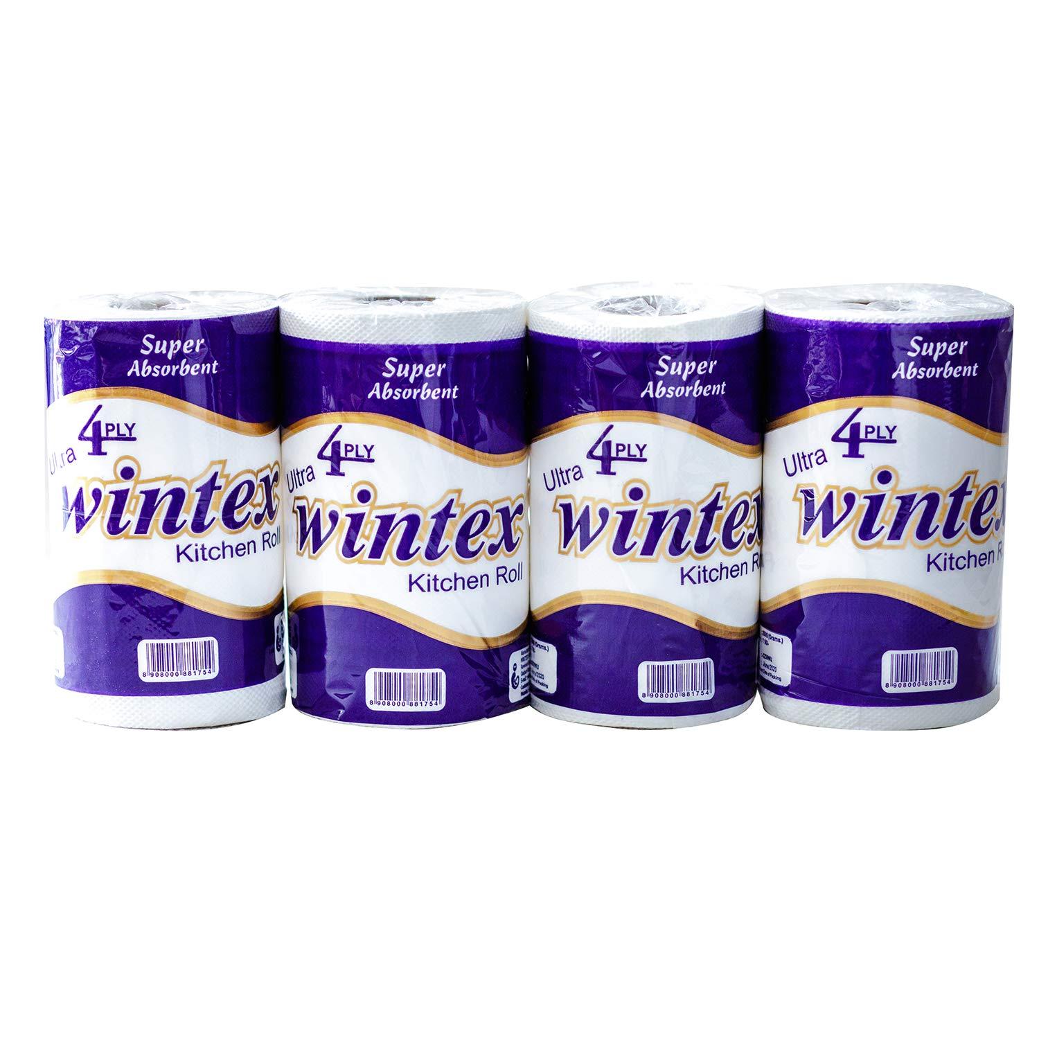 Wintex Wintex ULTRA 4 Ply Kitchen Paper Towels/Rolls (White) (Set of 8 Rolls)