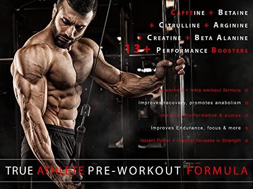 Grizzly Nutrition Grizzly Nutrition, True Cellurage, Pre Workout Powder, upto 65 Servings, citrulline, beta alanine, caffeine +13 performance boosters,160 grams (Watermelon Brasilia)