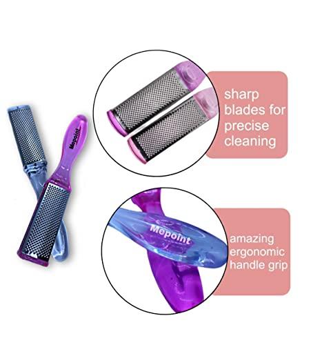 MEPOINT Double Sided Foot Scrubber for Dead Skin,Pedicure Tools for Feet,Foot File for Women, Foot Cleaner Brush, Foot Scraper Callus Remover Heel Scrubber for Cracked Heels