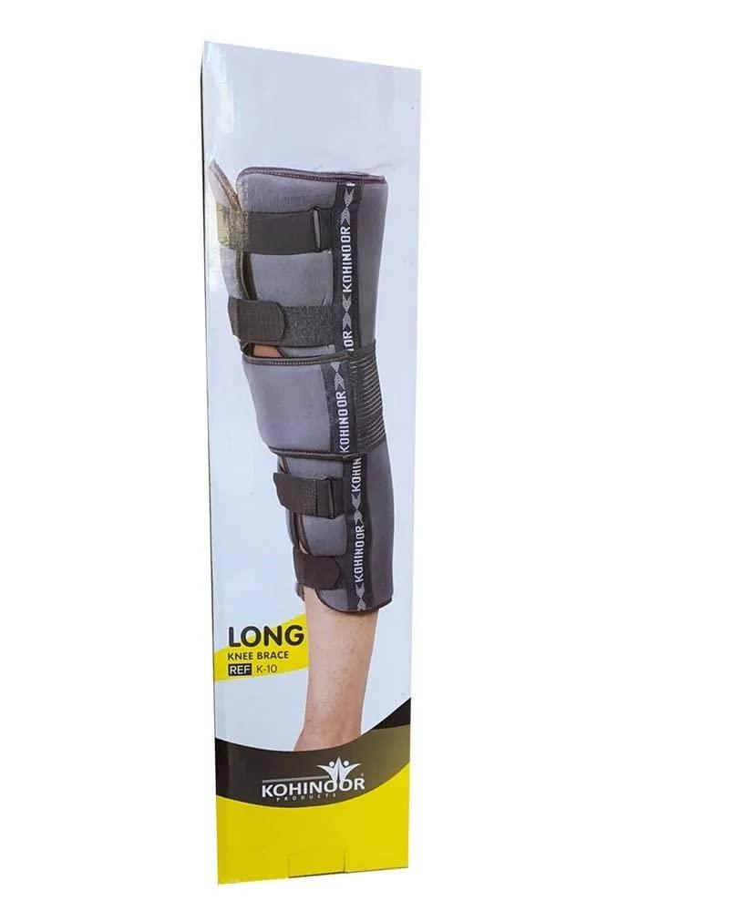 savsons savsons Knee Immobilizer Brace for Knee support for dislocation injuries ligament tear wraparound knee stabilizer splint for men & women (medium)