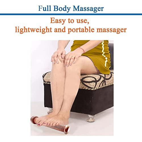 Royalhandicraft Royalhandicraft Wooden Handmade Handheld Foot Roller Acupressure Massager 12X2 Pain & Stress Relief | Item