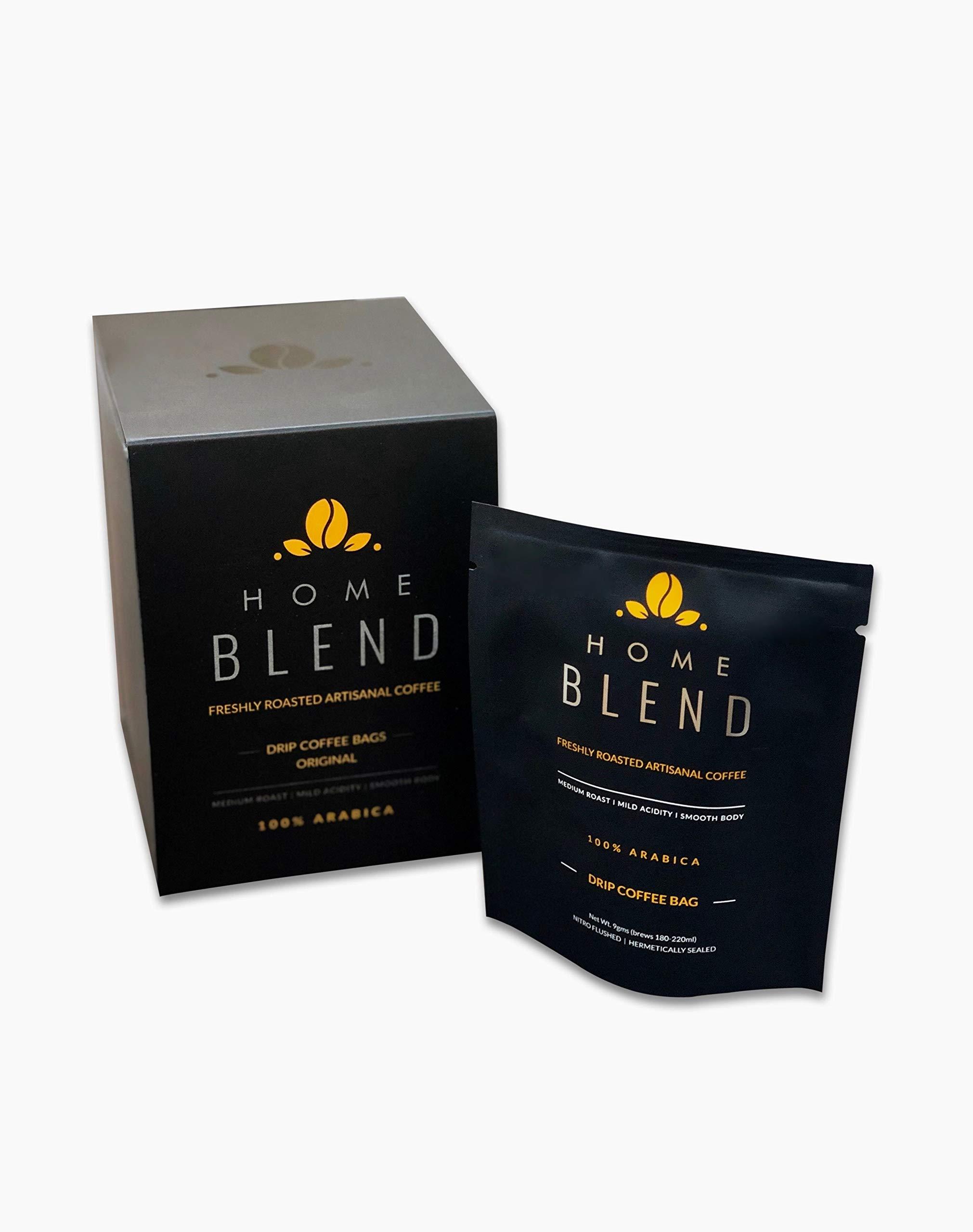 Home Blend Home Blend Coffee Roasters - Drip Coffee Bags - Pack of 10 - Mandheling - Medium Roast