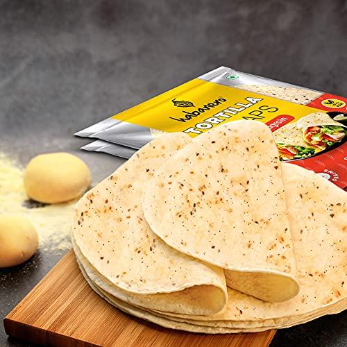 habanero Habanero Tortilla Wraps| multigrain | 8 Inches |Goodness of multigrain, Ragi, oats, Barley and Maize flour| 330G