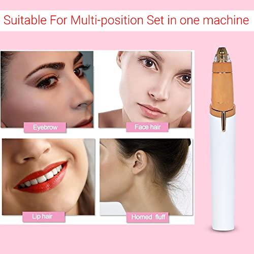 Veenova Veenova Eyebrow Trimmer For Women's Face Hair Remover Machine for Upper Lip, Chin,(2 in 1) Rainbow Color