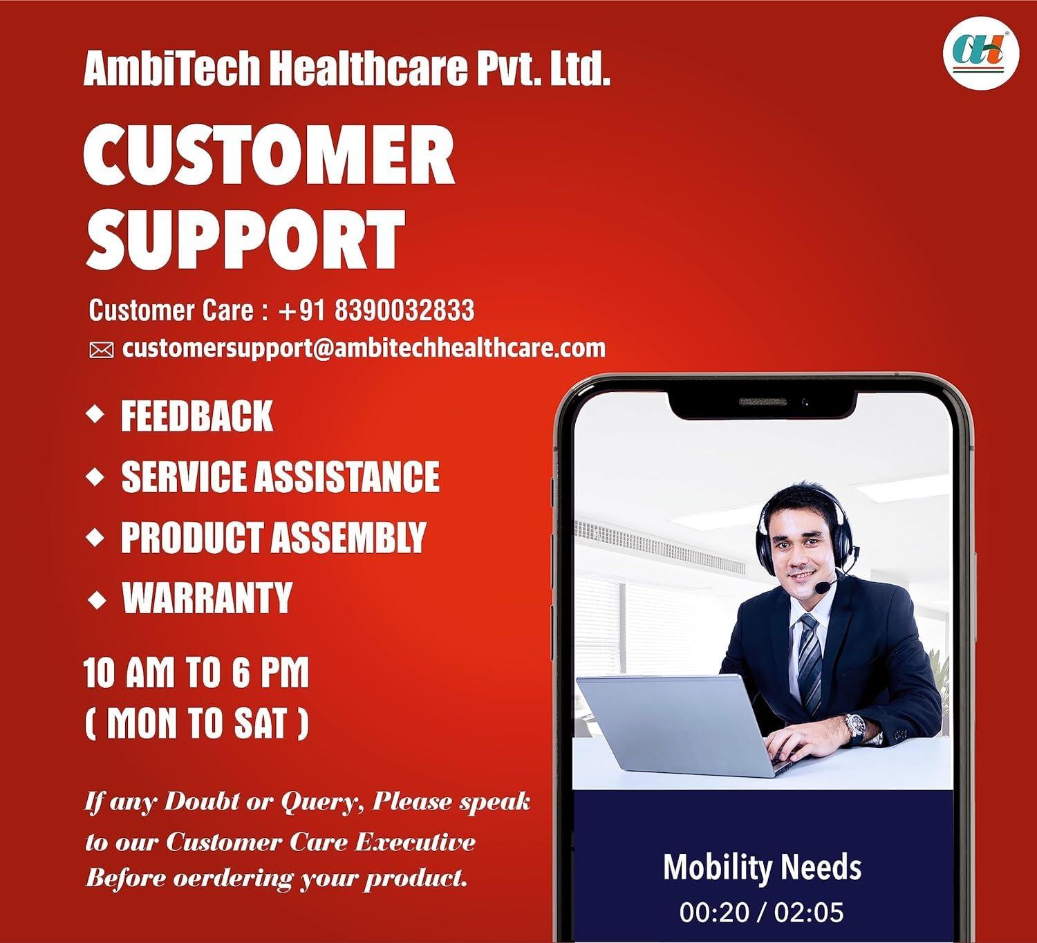 AMBITECH AmbiTech Fully Fully Automatic Arm-type BP Monitor With 2 Year Replacement Warranty (Made In India)