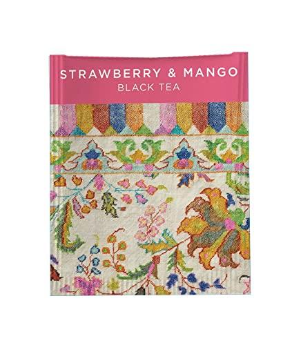 Newby Newby Strawberry and Mango Black Tea, 25 Biodegradable Tea Bags | With Sweet & Sour Notes of Mango & Strawberry | Hot & Cold Tisane | 50g