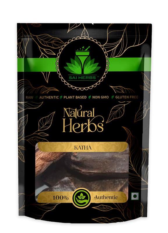 SAI HERBS SAI HERBS Katha Ayurvedic Raw Herb - Acacia Catechu Ayurvedic Raw Herb - Pure & Natural (1 KG)