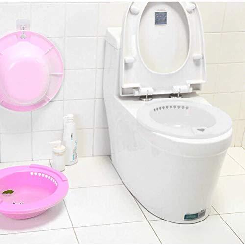 Okayji Okayji Sitz Bath Tub for Piles Fissures Pain Relief and Post Surgery Recovery (Pink)