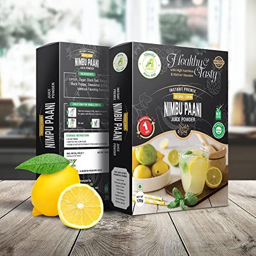 AARKAY Aarkay All Fresh Instant Healthy High Energy Jeera Soda And Nimbu Pani (Lemonade) Combo Premix Powder Drink (Pack of 2, 120g each)