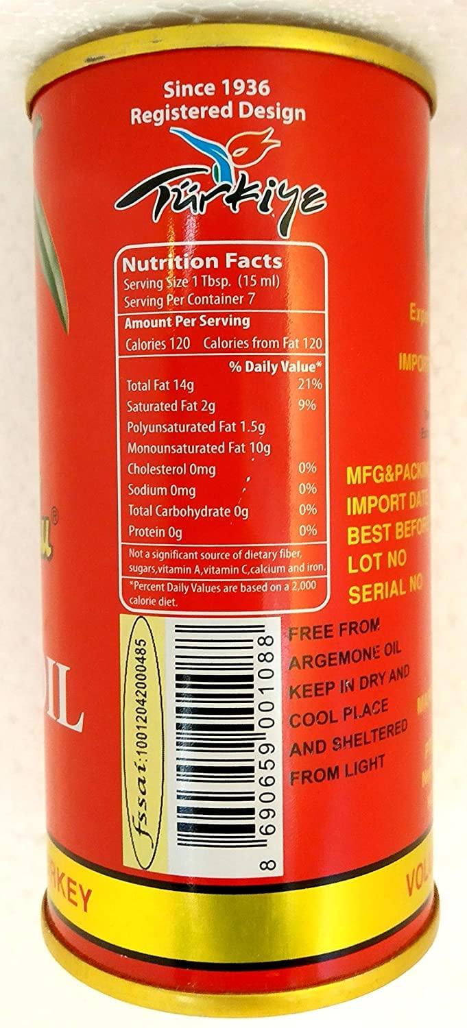 Generic SVS, Bilginoglu Refined Pure Edible Olive Oil | Multi-Purpose: Cooking, Skin Care, Hair Care, Baby Care Etc, | Imported from Turkey | A++ Grade, 100 ml (100ml x 2 Tins)