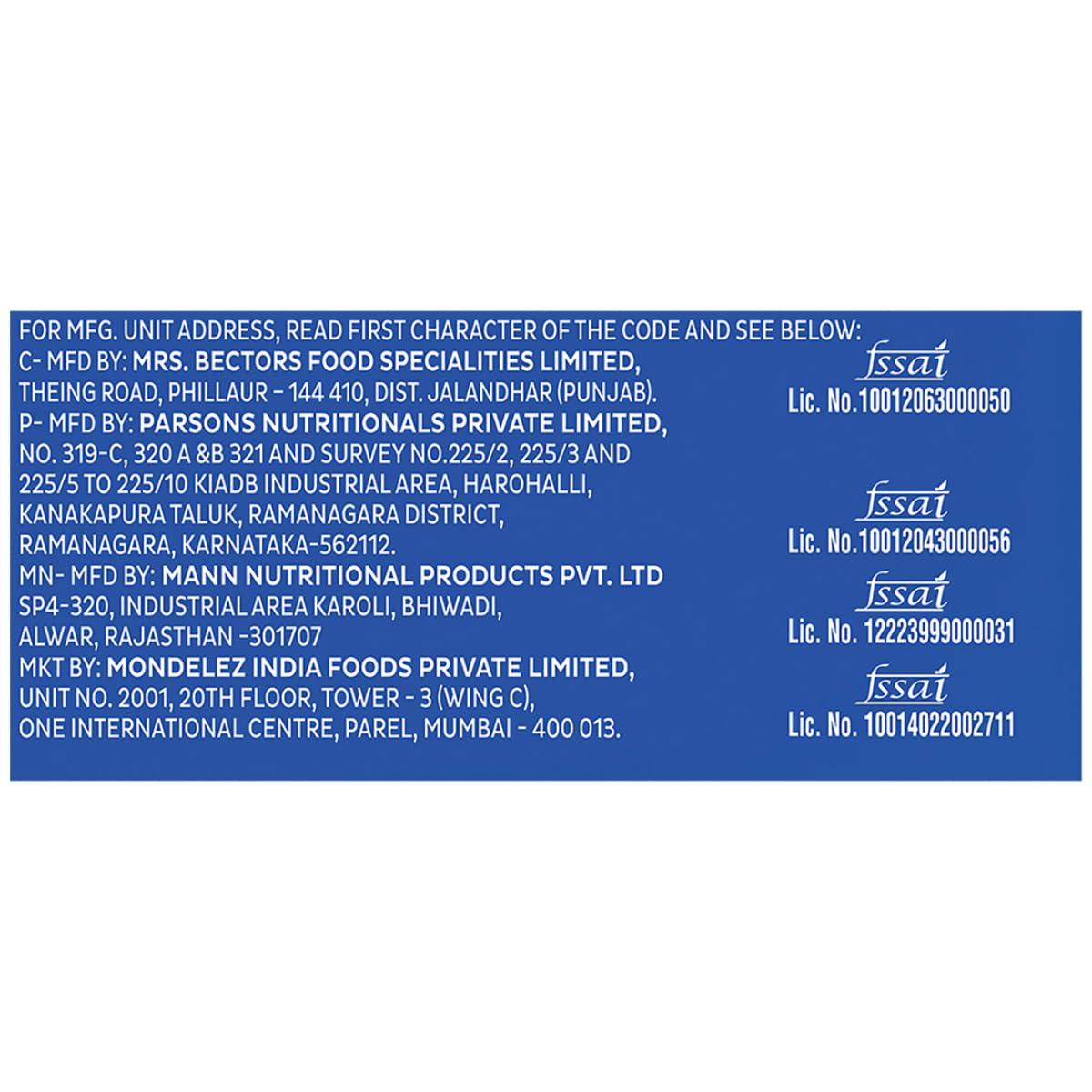 Oreo Oreo Cadbury Chocolate Flavour Cream Sandwich Biscuit, 481.25 Gram , Pack Of 2 X 481.25 Gram Jumbo Pack