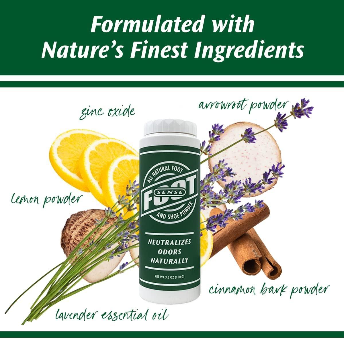 Foot Sense Foot Sense All Natural Smelly Foot & Shoe Powder-2.8 Oz