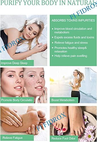 FI FIDROXIMPERIA FI Herbal Foot Pads | Ginger Foot Pads for Your Good Feet | Foot and Body Care | Apply, Sleep & Feel Better | All Natural & Premium Ingredients for Best Combination & Results (30 Count (Pack of 3))