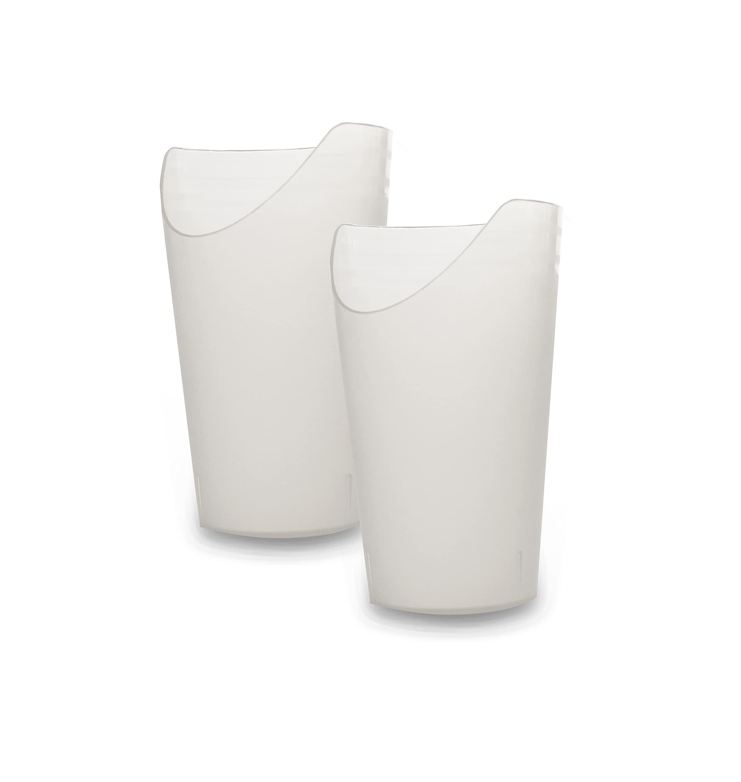 PEPE Mobility Pepe - Dysphagia Cup (x2 Units), Nose Cut Out Cup, Adult Cup for Disabled, Hospital Cup for Elderly, Dysphagia Mug for Adults, Elderly Drinking Cup