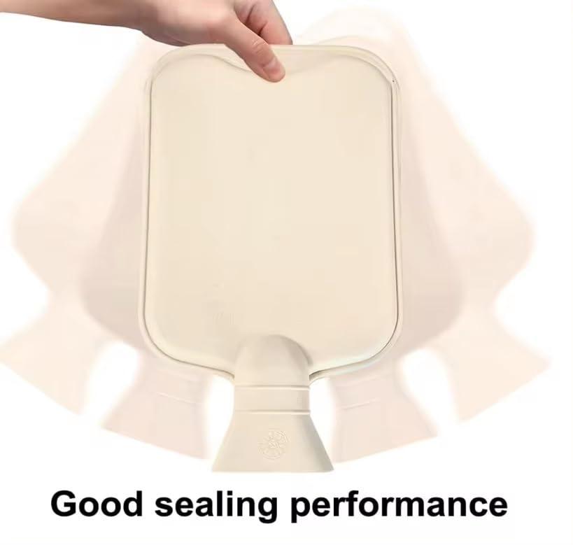 Onprix Onprix Soft Cover Hot Water Bag, Leak Proof Plush Cover Warm Water Bag Warm Hands and Feet, Period Warmth, Cute Design, Easy Water Injection Perfect for Bed, Travel, and Outdoor Use- 2 Liter