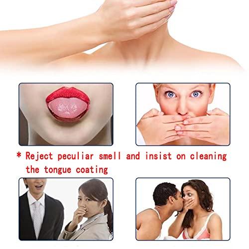 PIVHWIR PIVHWIR 4-Pack Tongue Scrapers, Tounge Scraper Cleaner Keep Fresher Breath, Tongue Cleaner Brush for Adults Kid Helps Fight Bad BreathRandom Color
