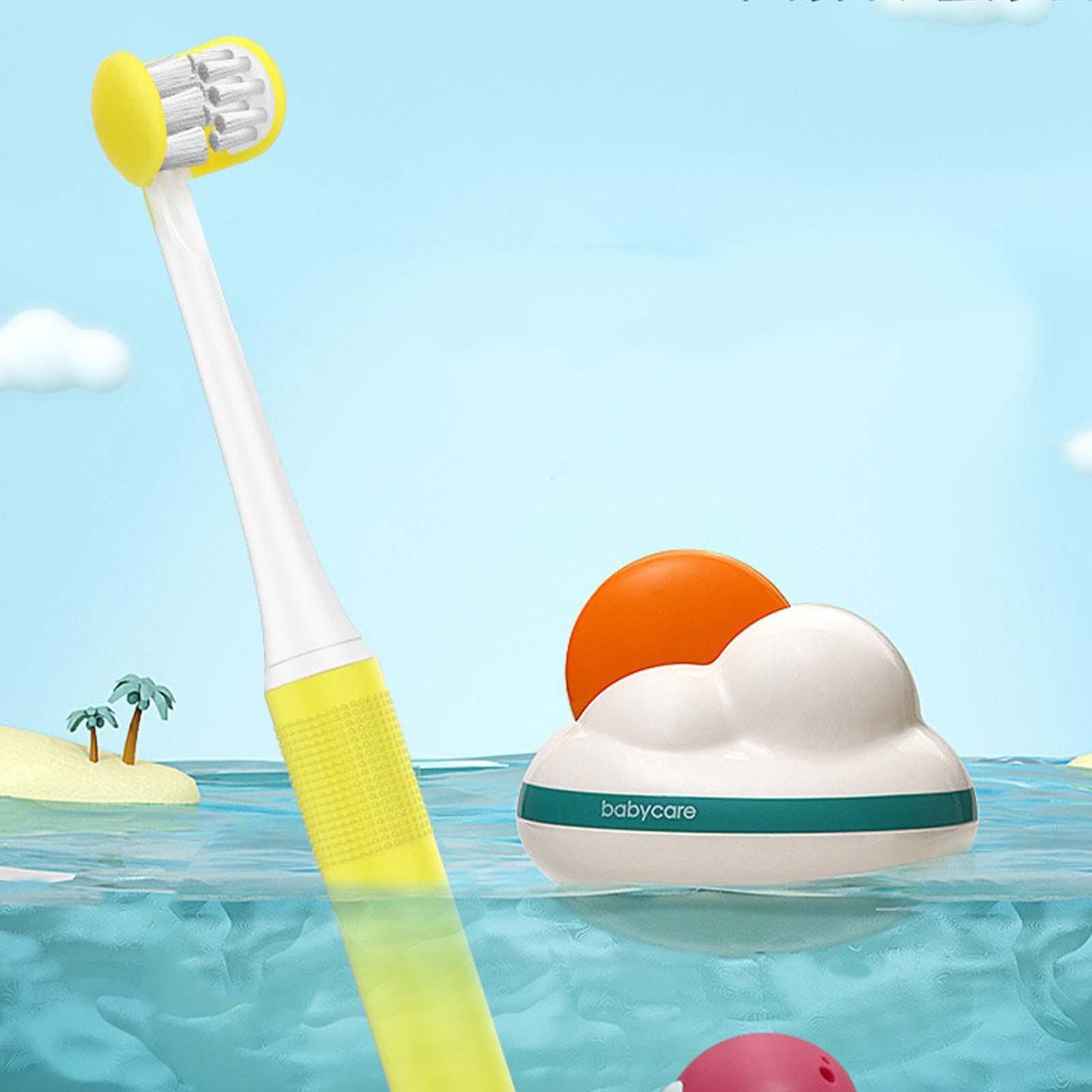 Generic 3-sided Toothbrush | Autisms Sensory Toothbrush,Triple Bristle Toothbrush Head Special Needs Toothbrush Soft Bristle Toothbrush for Adult Children, Special Needs