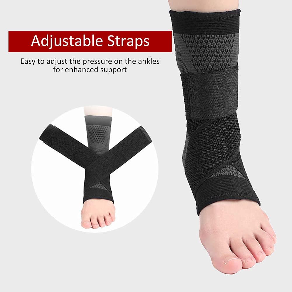 Qunan Qunan Ankle Port Port Brea able Adjustable Ankle Sleeves for Sp in Recovery
